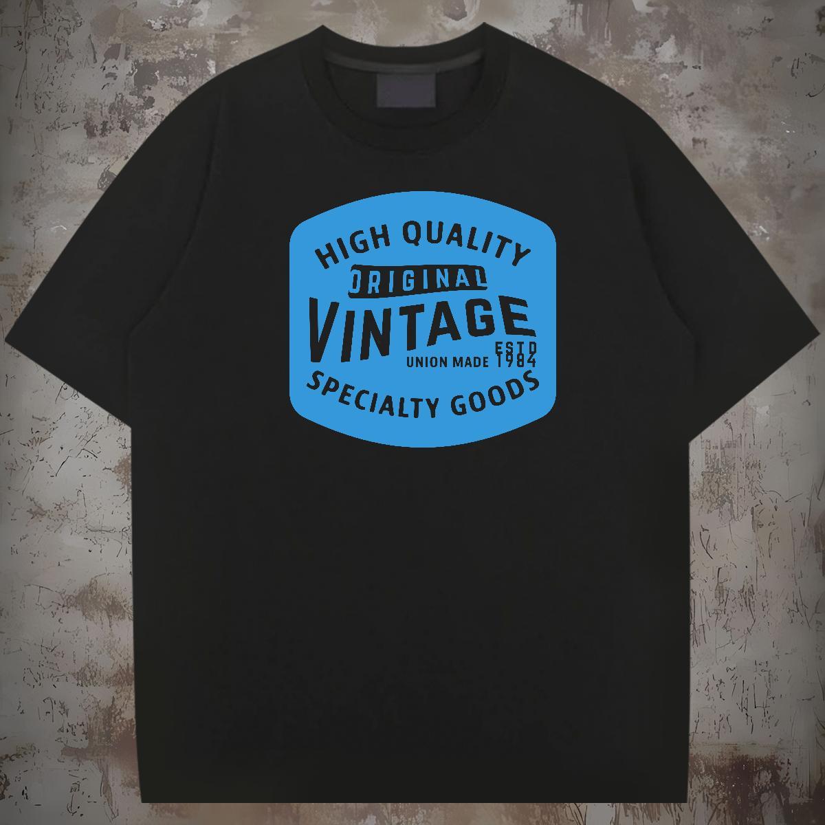Wholesale Man T Shirts letter Clothes 100% Cotton 230g Hip Hop Street TOP Quality DIY Printed Short Sleeve O-Neck Mens Tshirts