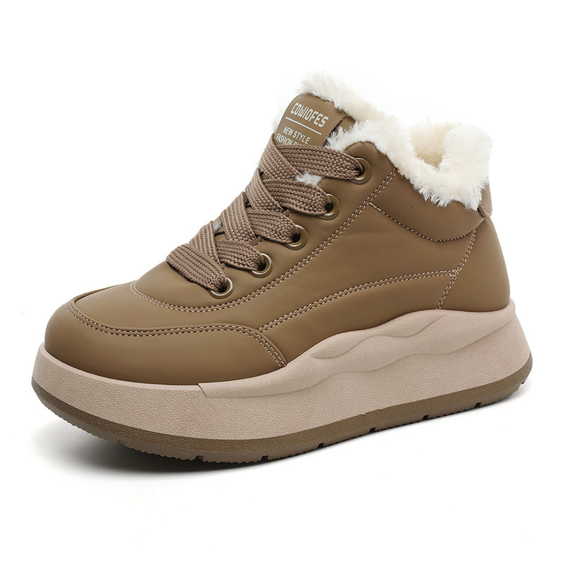 Ddmysports BR Velvet Women Winter New Style Board For Warmth And Height Increase Casual Sports Shoes Outdoor Shoes