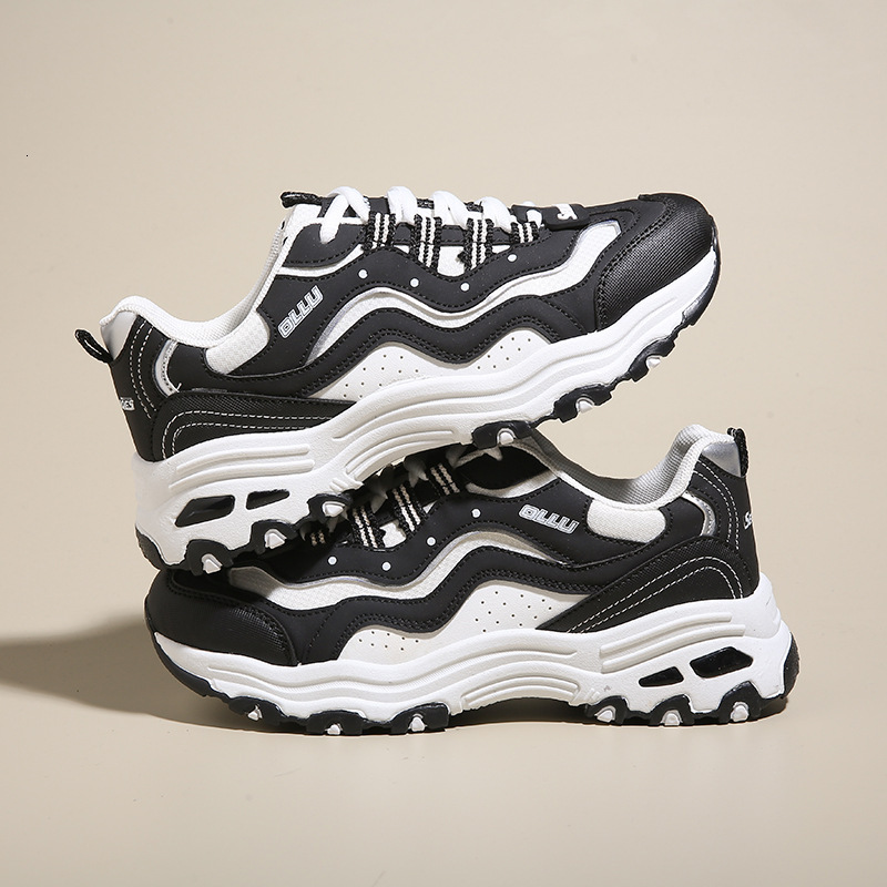 Ddmysports Spring New Dad For Female Students Korean Version Sports Casual Thick Soled High Rise Running Shoes SK Outdoor Shoes