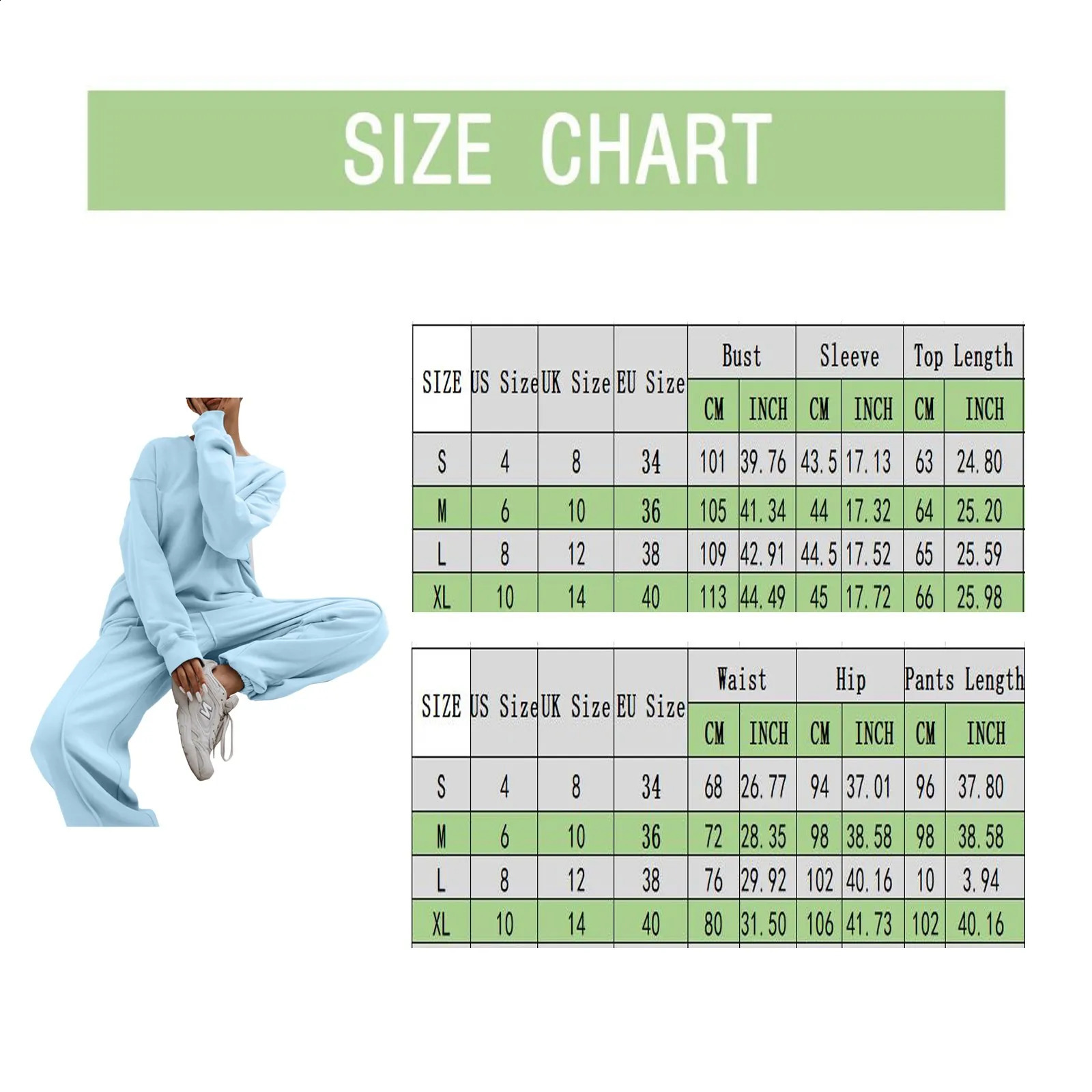 Long Sleeve Pullovers SweatshirtElastic High Waist Jogging Pants Set Women Tracksuit Suit Sportwear Two Piece Sets Spring Fall 240812