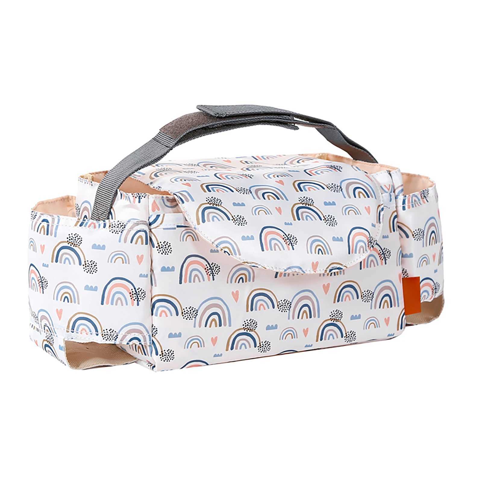 2022 Multi functional universal handcart organizer bag waterproof handcart dial bag with cup holder divider W240812