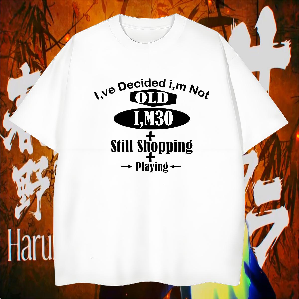 2024 New T shirt letter Tops 230g Cotton Anime Printing Street TOP Quality Oversized 4XL Short Sleeve Soft Tshirts