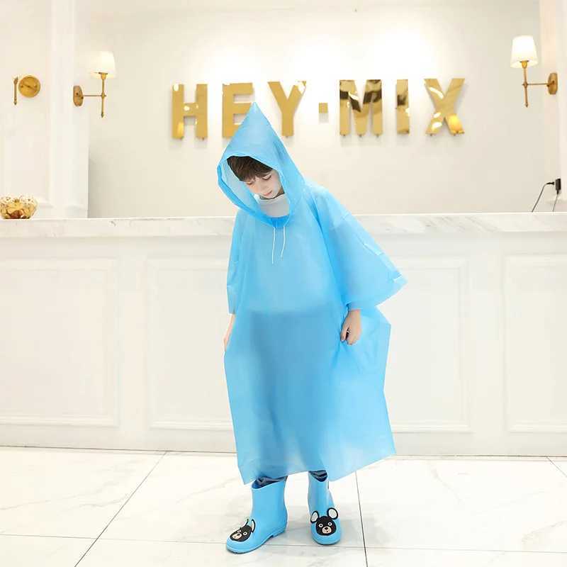 Raincoat Children Funny Cartoon Baby Kids Hot Rainwear Cute Waterproof Hot Children Raincoats Kids Funny Rain Coat Poncho Y240810