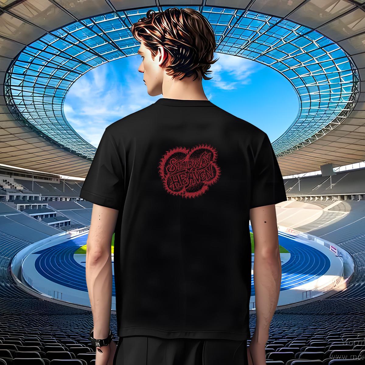 Designer T-Shirts for Men letter Tops 230g 100% Cotton Outdoor Cool Anime Breathable Short Sleeve Tshirts