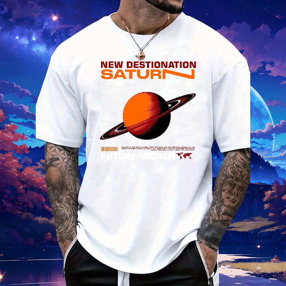 High Quality Mens Tshirts star 100% Cotton 230g Daily Outfit Crew Neck Breathable Man T Shirts Black Oversized New Designer Clothes