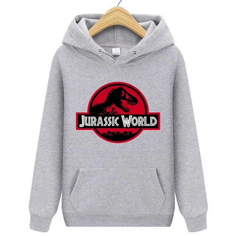 Mens and womens fashion Jurassic Park classic hoodies casual wearW240724