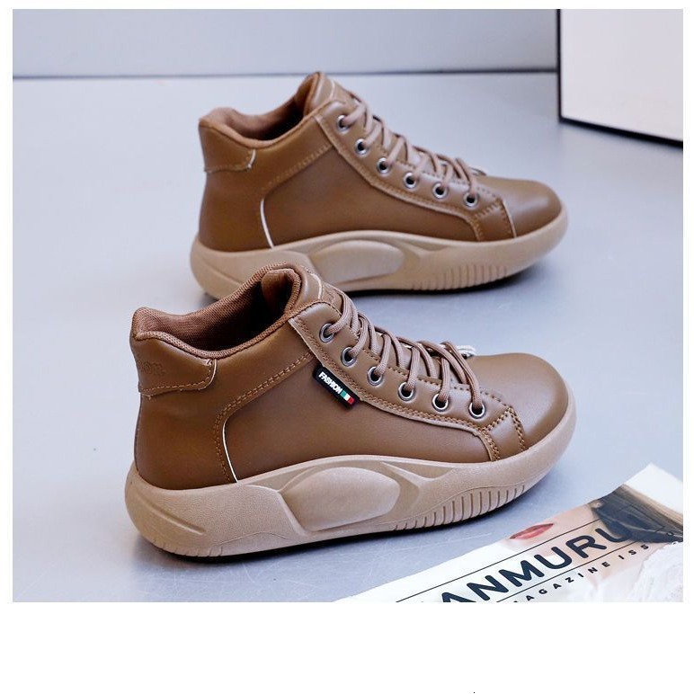 Ddmysports Male Monkey White Female Autumn Winter Thick Soled Cotton Small Casual Board Swinging Bottom Women S Shoes Trendy Versatile Trend Outdoor