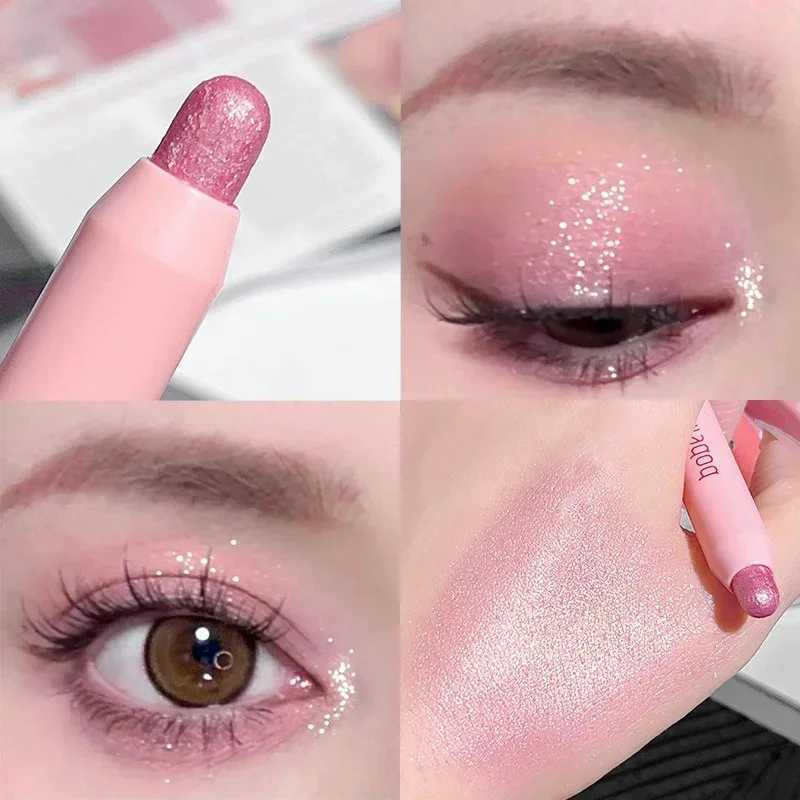 Pearlescent Eyeshadow Stick Pencil Glitter Eyeshadow Waterproof Shimmer Silkworm Liner Pen High-gloss Cosmetics Beauty MakeupCL240812