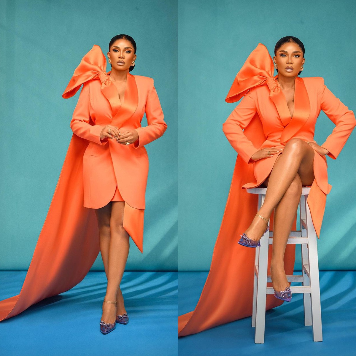 Big Bow Women Suit Pants Set Blazer Trousers 2 Pieces Formal Wedding Tuxedos Prom Dress Custom Made Formal Jacket