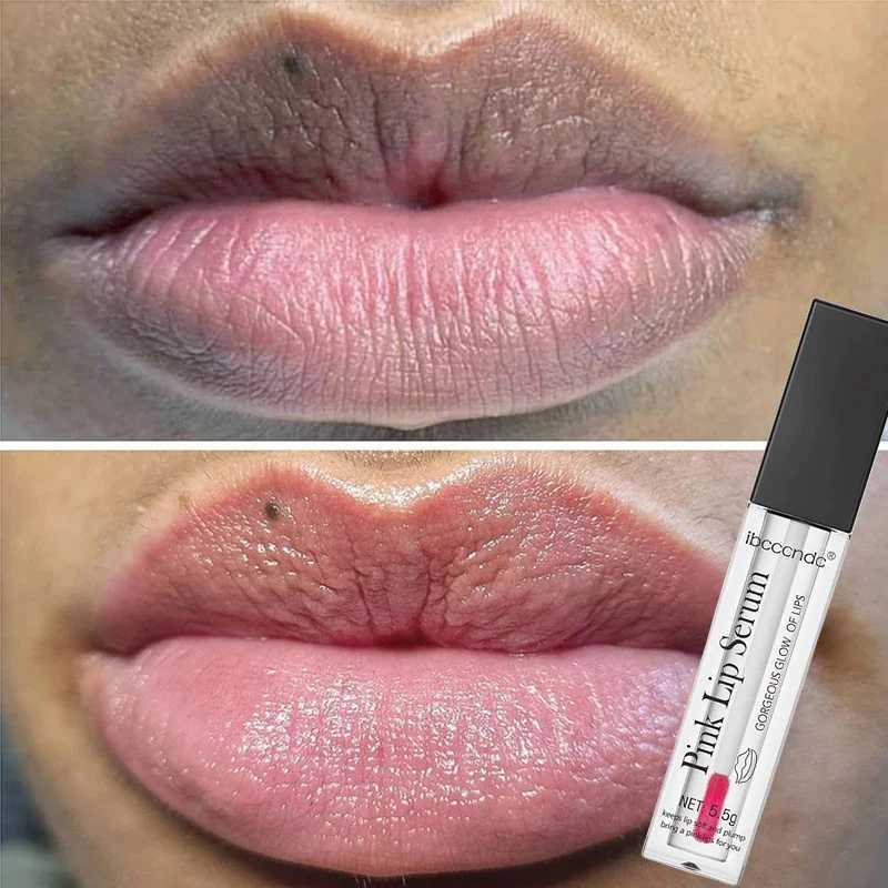 2024 New lip whitening moisturizing and refreshing serum can effectively reduce pigment pink whitening plump and sexy lipstick Korean cosmetics W24081
