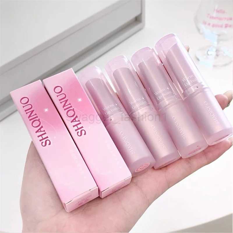 1pc Warm Change Lip Balm Moisturizing Anti-dry Lips Balm Easy To Carry Anti-cracking Lipstick Colored Lip Tint Makeup Lip GlossXJ240812