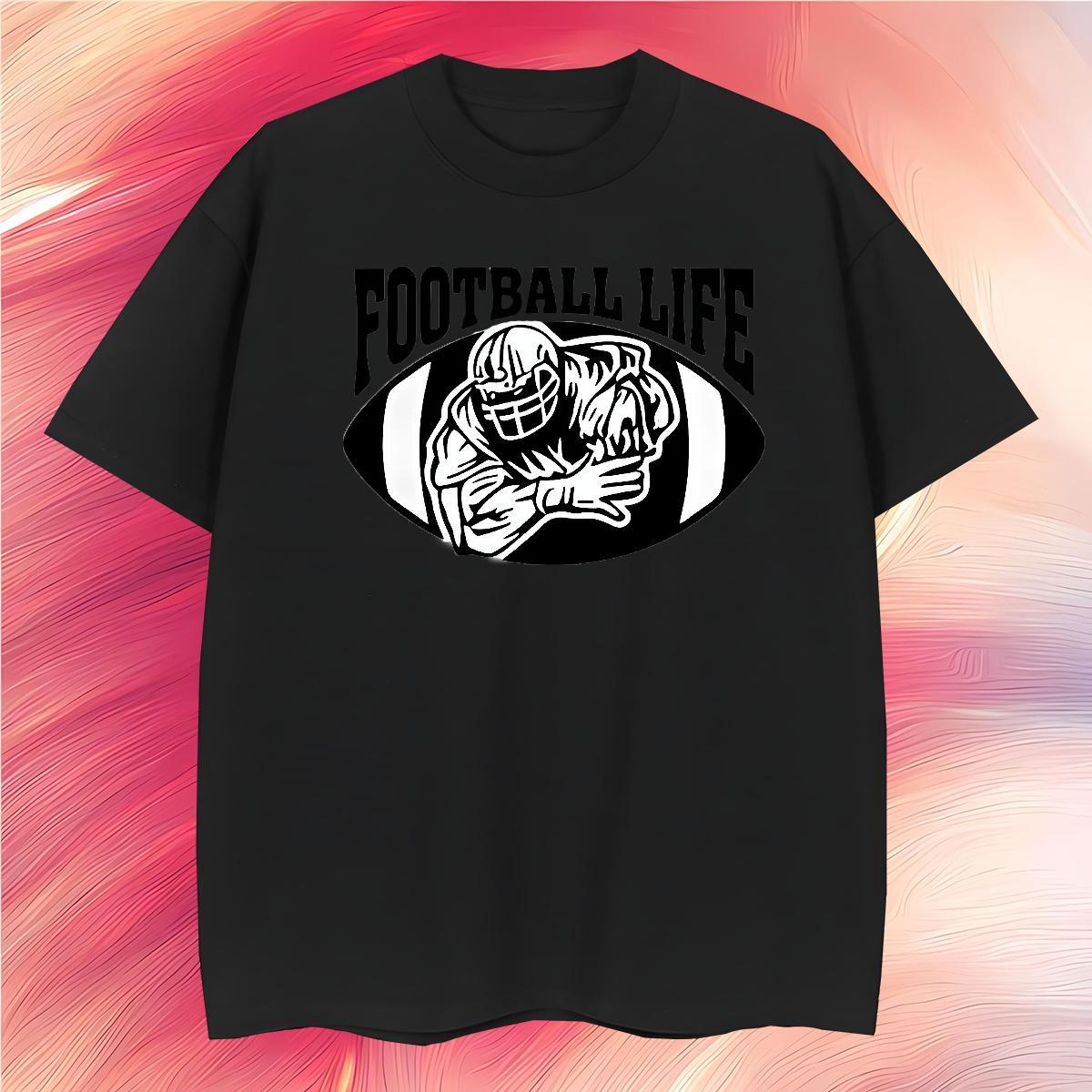 Classic Men Tees rugby 230g Cotton Sports Casual Crew Neck Man T Shirts Plus Size Cartoon 2024 DIY Tops Tees