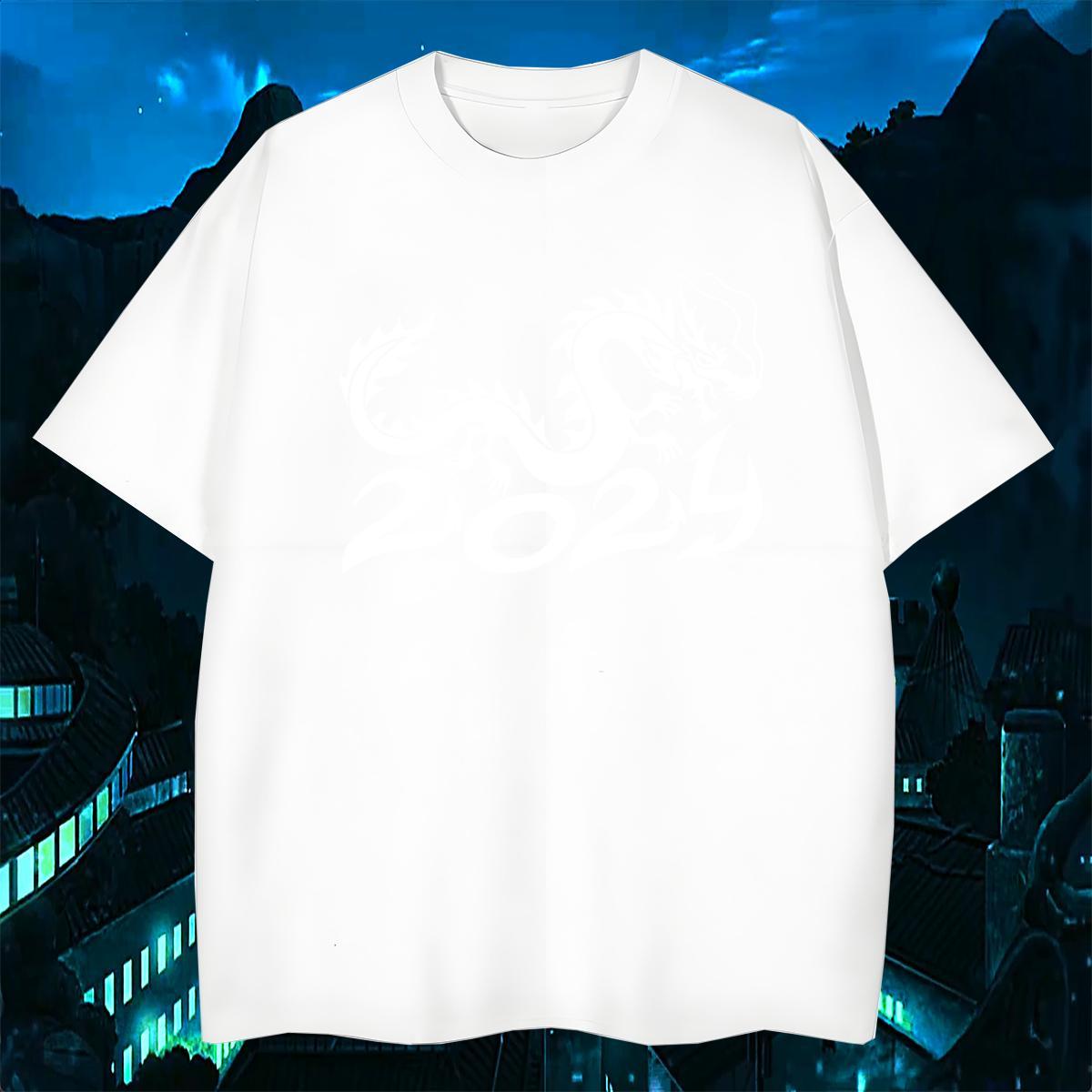 Unisex Men Tees letter 230g Pure Cotton Sports Casual Breathable Crew Neck T Shirt For Man White Plus Size Fashion New Wear