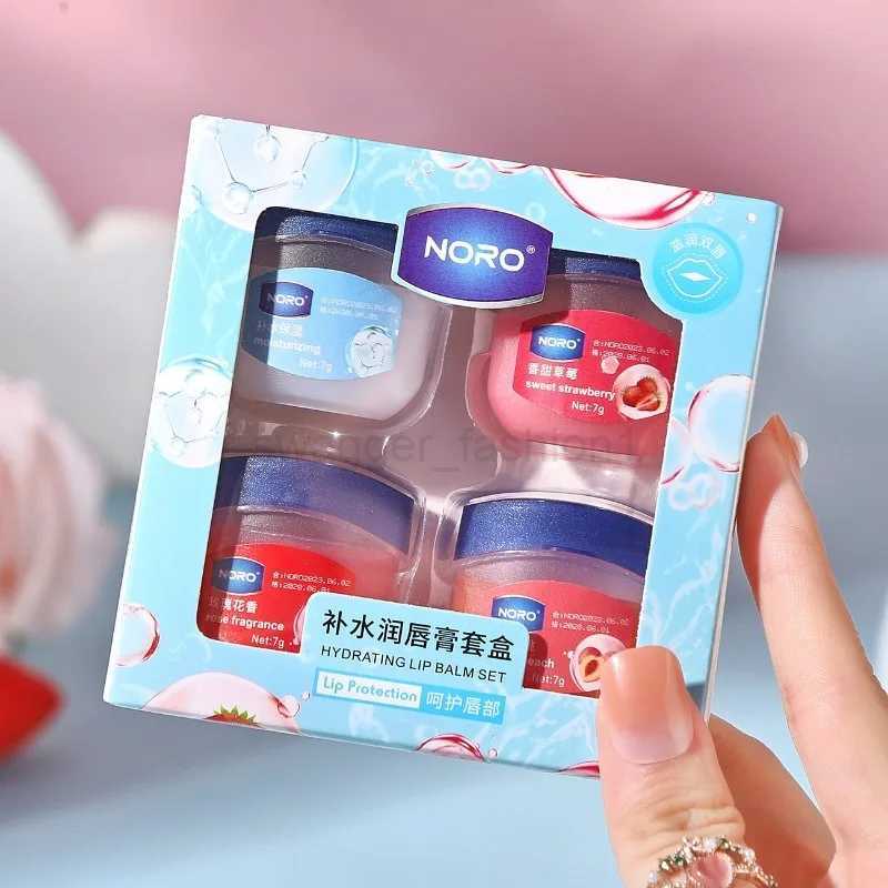 4/6/8pcs Lips Balm Set Moisturizing Hydrating Fade Lip Lines Lip Mask Refreshing Non-sticky Fruit Series Anti-Cracked Lip GlazeXJ240812