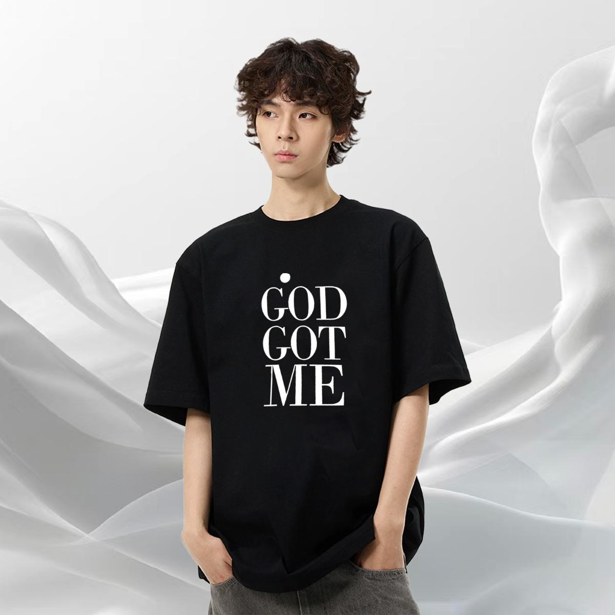 Cool Men Tops Tees Street wear Hip Hop 230g Cotton DIY Crew Neck Breathable letter T Shirt For Man Factory Direct Top Tees
