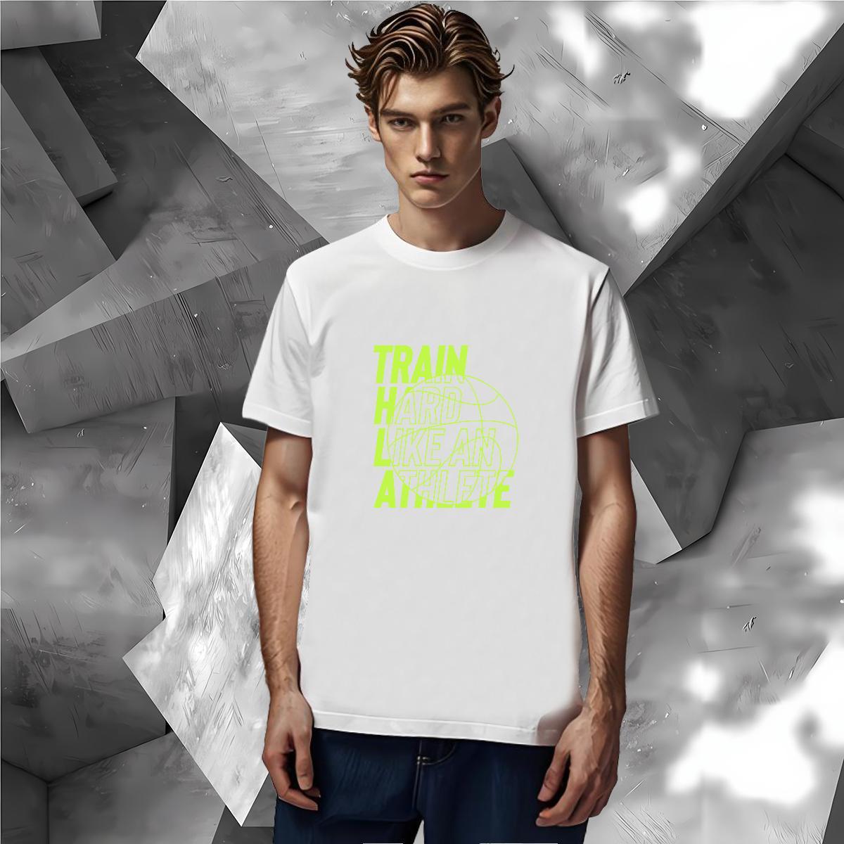 Designer Fashion 230g Pure Cotton T shirt letter Sports Casual Tshirt for Man Woman Tees Shirts Breathable Crew Neck Classic DIY Printed