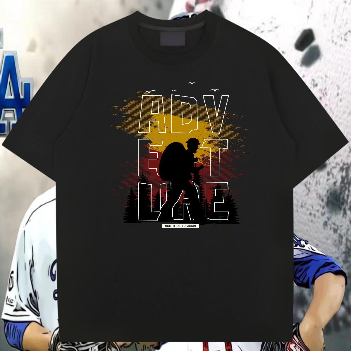 Fashion Casual T-Shirts person Clothings 230g 100% Cotton Daily Wear Cool Plus Size Custom O Neck Short Sleeves Tshirts