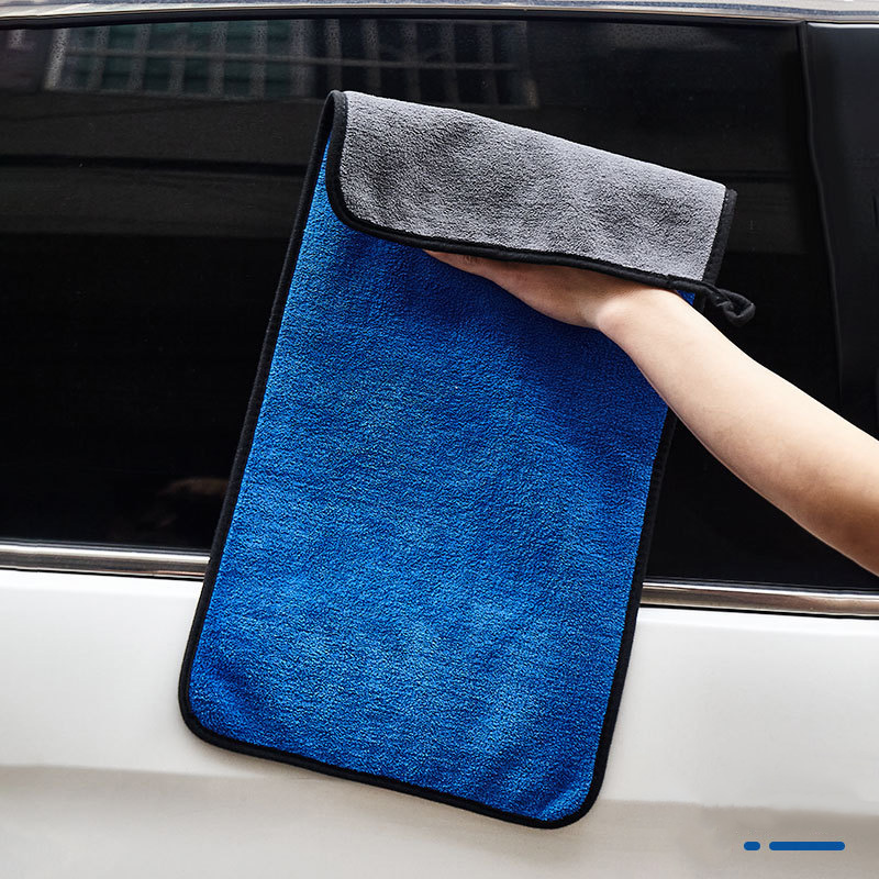 Cleaning Towel Car Wash Towel Thickened Absorbent Coral Velvet Wiping Towel Car Special Cleaning Wipes