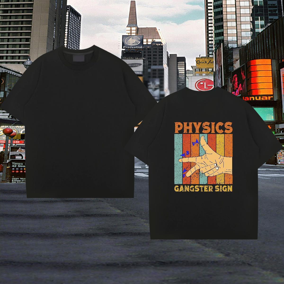 2024 T-Shirts hands Tees 230g Cotton Daily Outfit Cool Custom Anime Round Neck Short Sleeve Tshirts