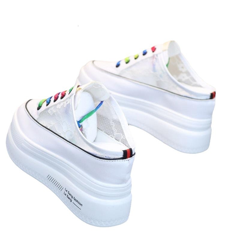 Ddmysports Thick Soled Women In Summer Fashionable New Style With Sponge Bottom For Outdoor Wear Short Person One Foot Roman Sandals Outdoor Shoes