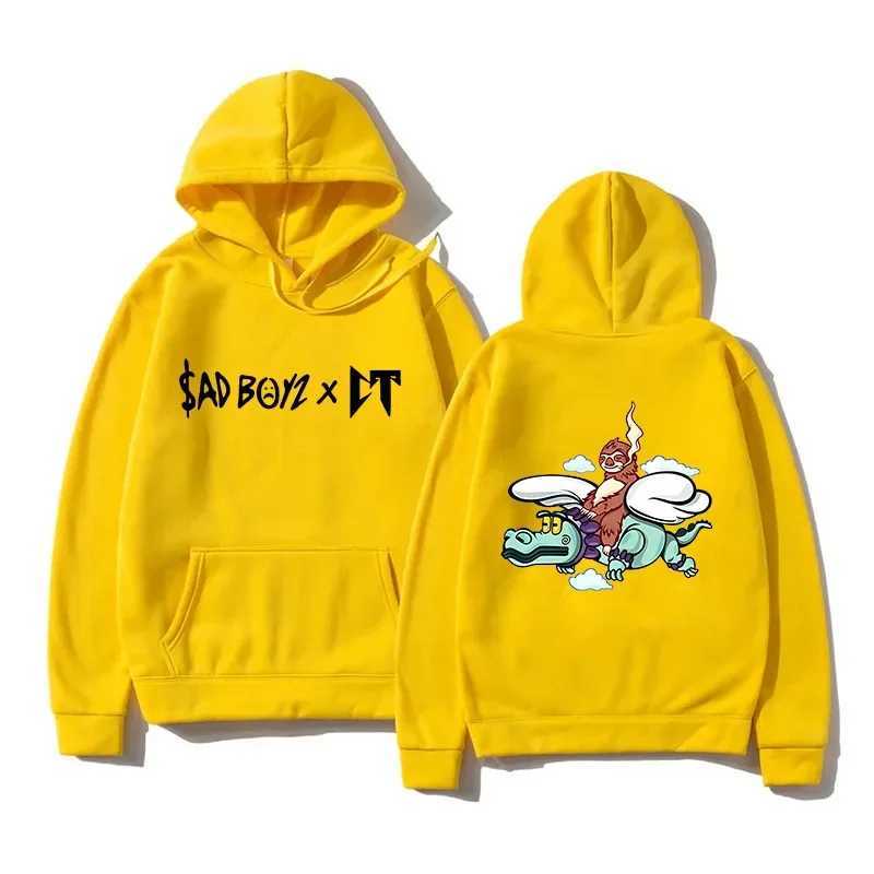 Mens Hoodie Player Corridos Tumbados Fashion Sadboyz Long Sleeve Sweatshirt Womens Cool Casual Harajuku Street Clothing ZipperW240724