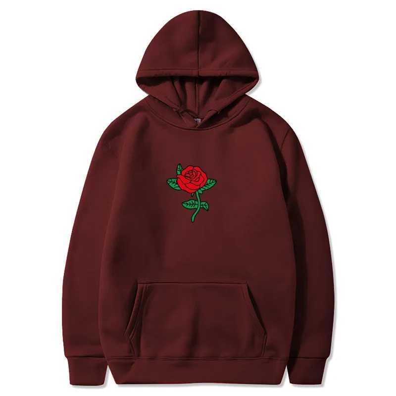 Flowers Graphic Printing Mens Hip Hop Hoodie Sweater Unisex Fashion Casual Oversized Eu Size Mens HoodieW240724