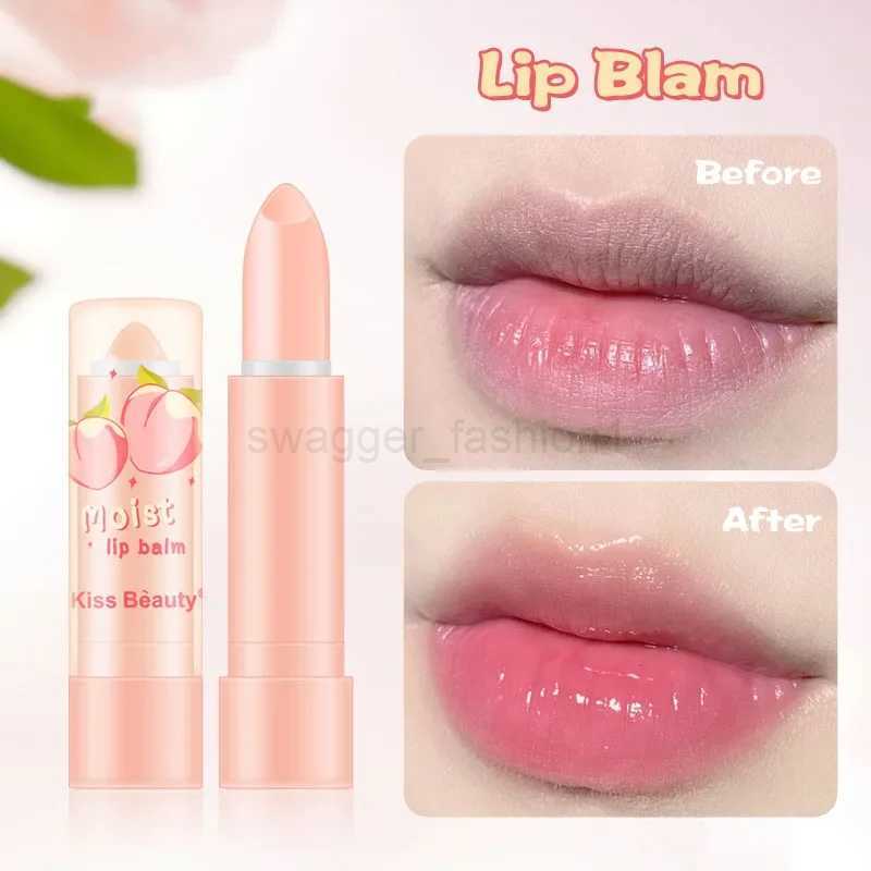 Peach Moisturize Lip Balm Nourish Long-Lasting Anti-Dry Hydration Gel Lip Care Lipstick Natural Moisture Lip Woman CosmeticsXJ240812