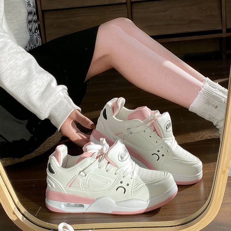 Ddmysports Eight Increasing Thick Sole White Women S Board Ins Trend Summer New Breathable Versatile Casual Bread Shoes Outdoor Shoes