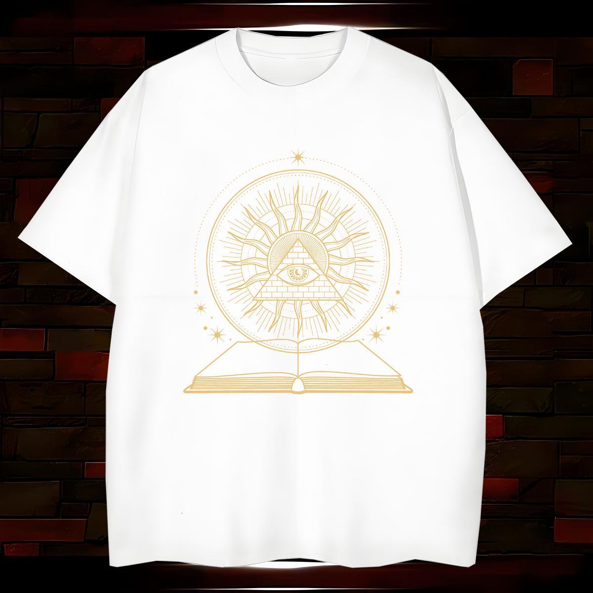 Custom 230g Pure Cotton T Shirt For Man eyes Sport Mens Tshirts Tees Short Sleeve Soft High Quality Anime Print