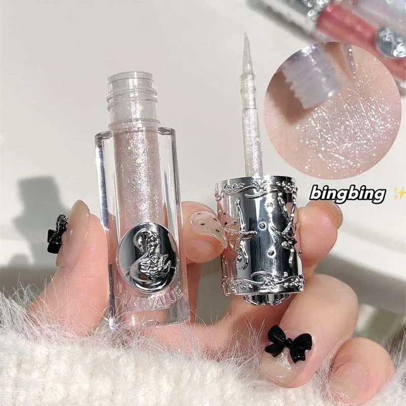 Liquid Eyeshadow Pearlescent Shimmer Long Lasting Single Colour Pearlescent Delicate Shimmer Glitter Eyeshadow HighlighterCL240812