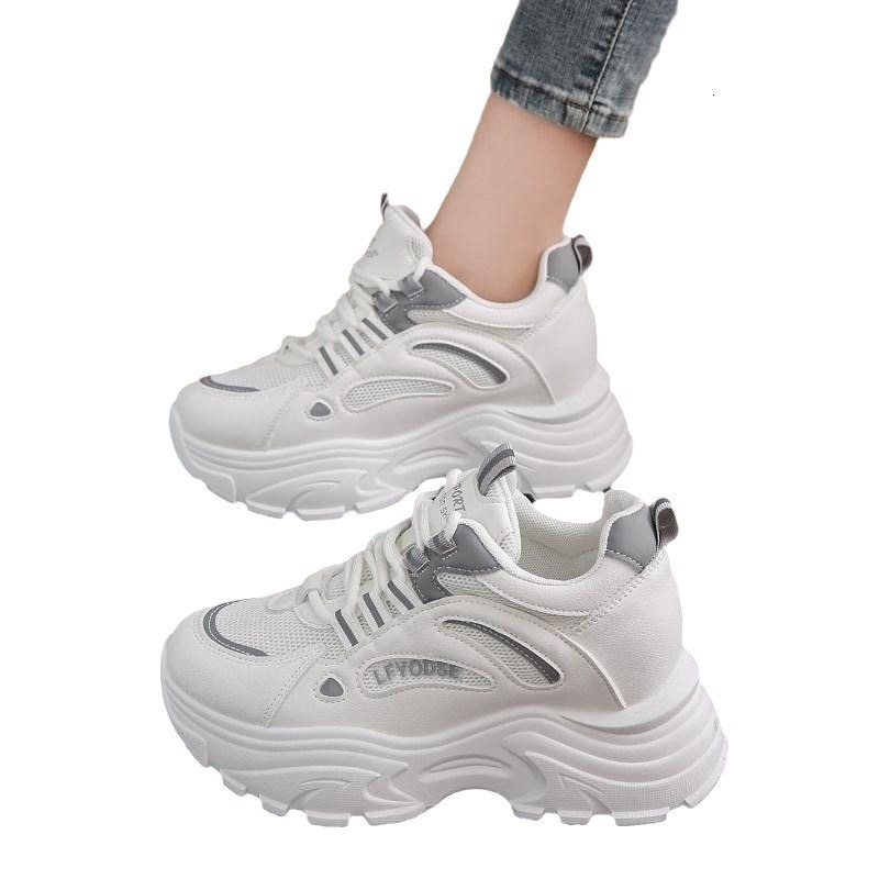 Ddmysports Net Height Increasing Dad For Women Spring And Autumn New Small Casual Sports Shoes Outdoor Shoes