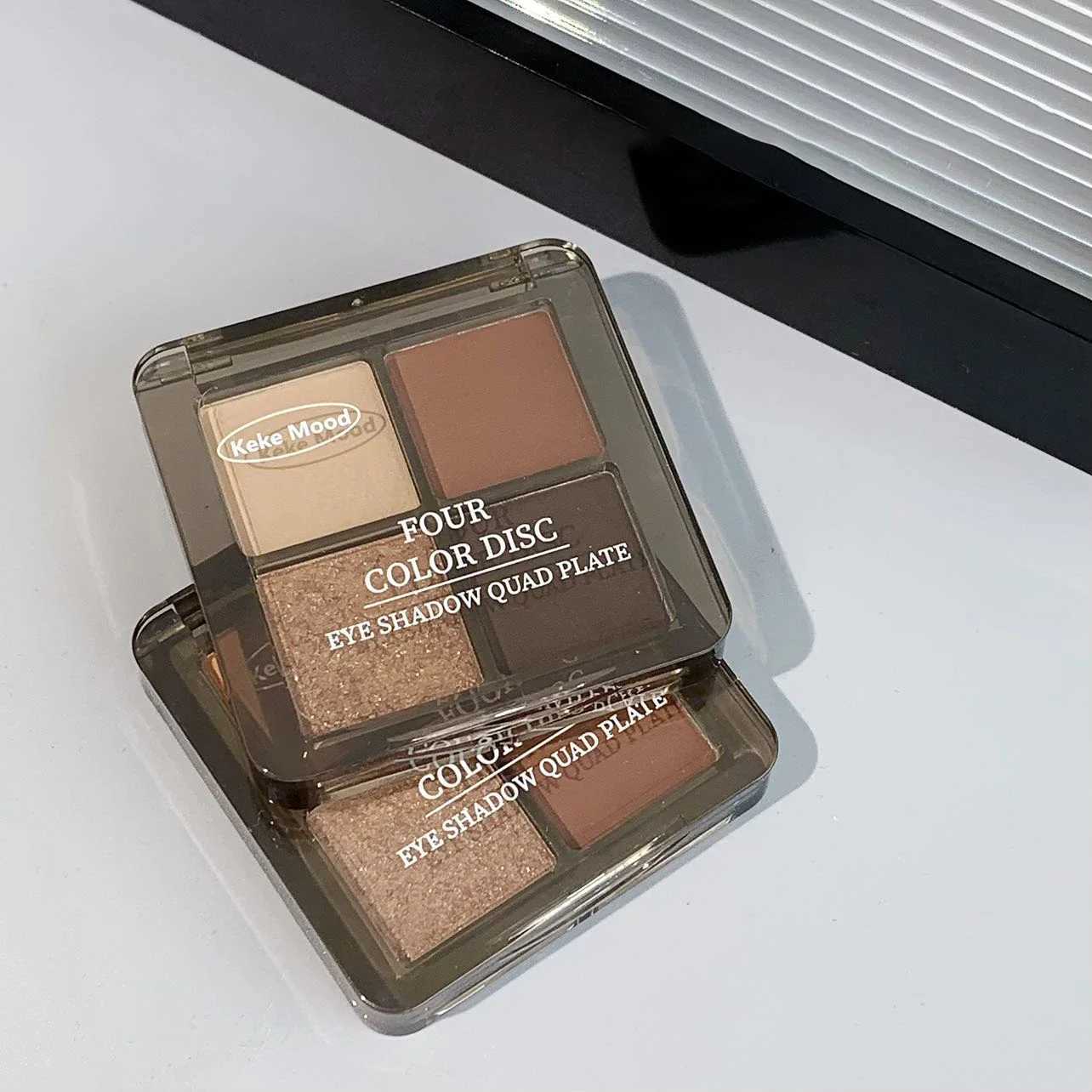 4 Colors Mini Eyeshadow Palette Pink Blush Natural Matte Eye Shadow Palette Long Lasting Korean Contour Powder Pigment MakeupCL240812