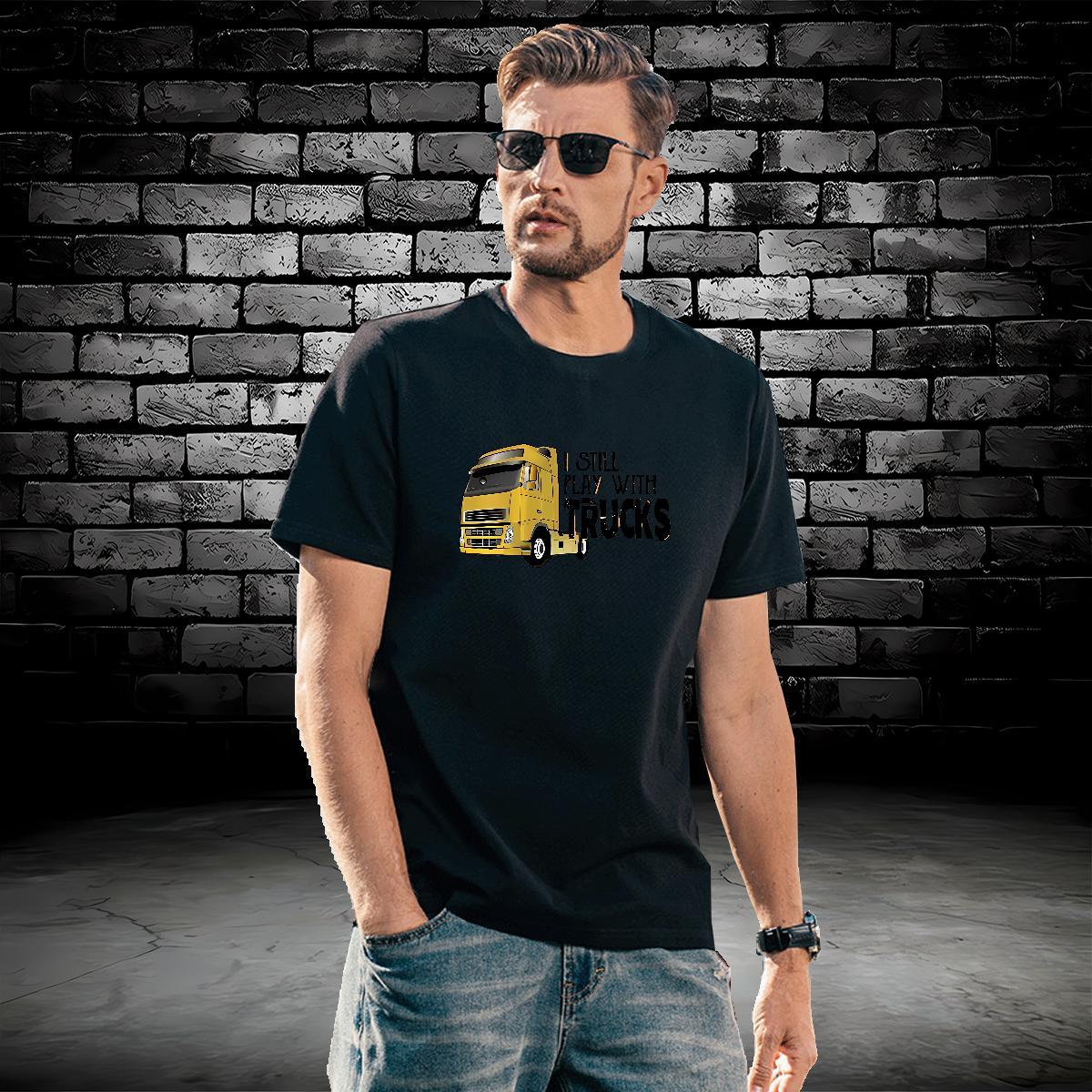 Brand Tshirts car 100% Cotton 230g Outdoor Breathable Soft T-Shirts for Men Anime 2024 Designer Tees