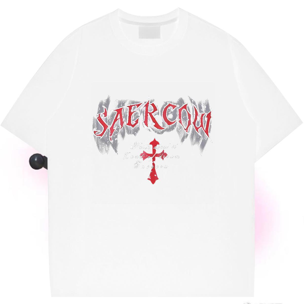 Customized T-Shirts letter Top Tees 230g Pure Cotton Daily Wear Cool Design Custom Cartoon Crew Neck Men Clothes T-Shirt