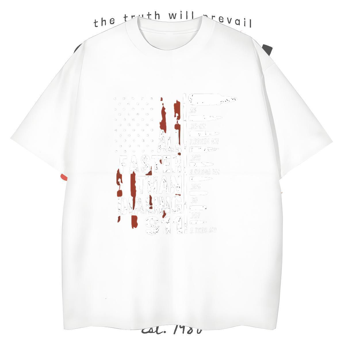 Classic Tshirt for Man Woman letter 230g Pure Cotton Sport Breathable Crew Neck Man T Shirts Plus Size Cartoon Customized Clothings