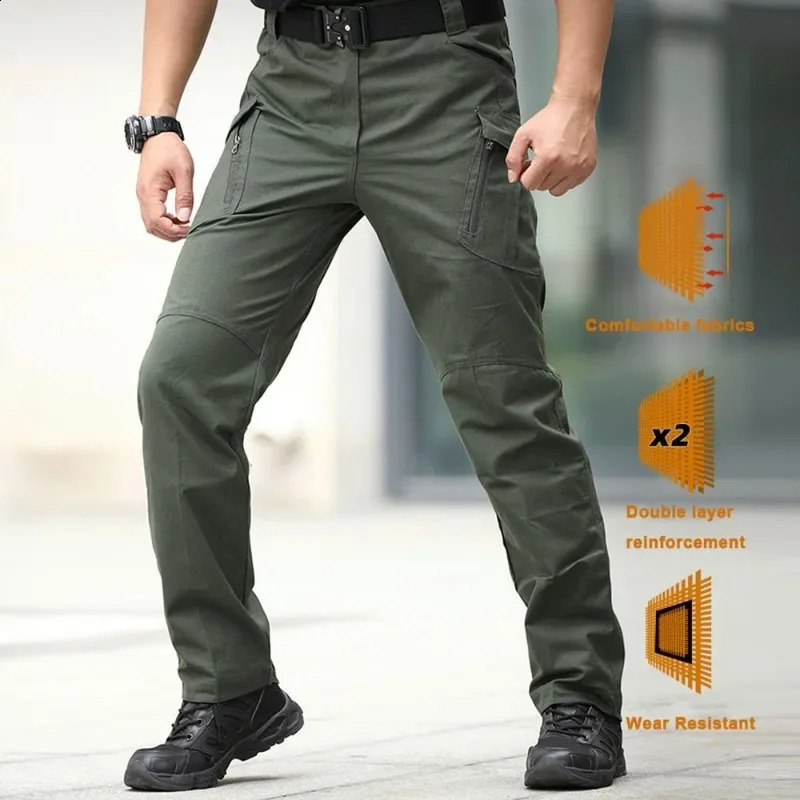 City Tactical Cargo Pants Classic Outdoor Hiking Trekking Army Tactical Joggers Pant Camouflage Military Multi Pocket Trousers 240812