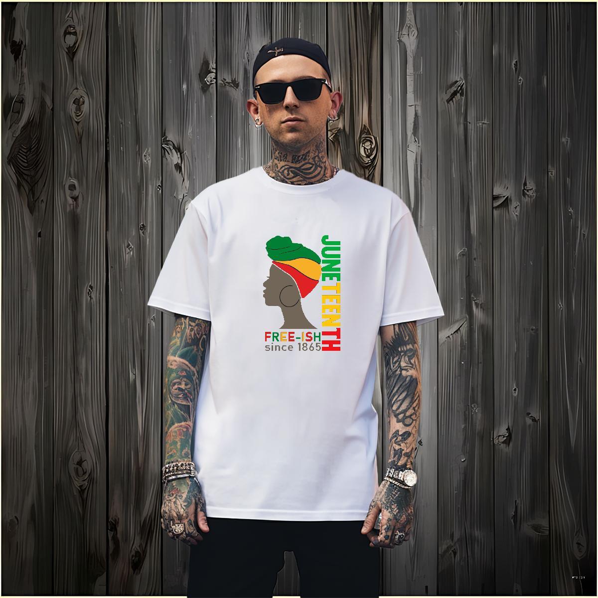 Fashion Design 230g Cotton T shirt Daily Outfit Men Clothes T-Shirt Tshirts Breathable Crew Neck Loose Custom Print Plus Size