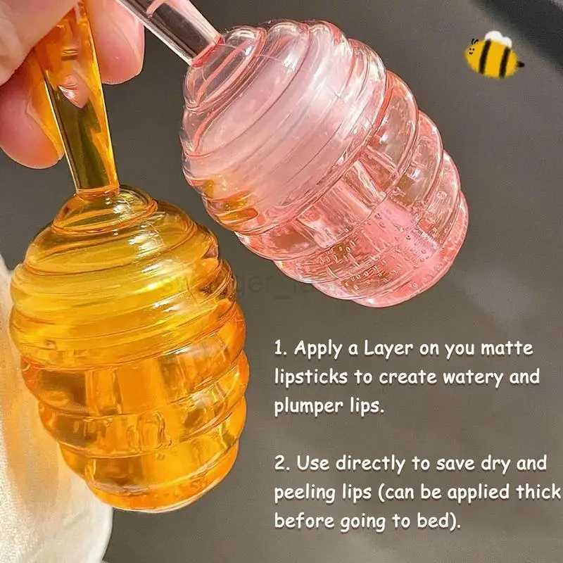 1pcs Honey Bee Oil Hydrating Lip Balm 20g Small Honey Lip Oil Moisturizing Honey Lip OilXJ240812