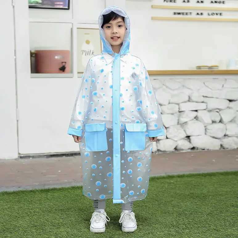 Childrens Raincoat Rainstorm Proof Full Body Childrens One-piece Poncho Waterproof Poncho for Rain Coats Man Raincoats for Men Y240810