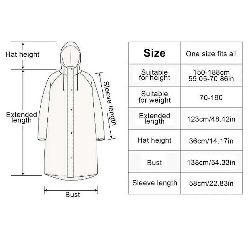 Fashion Women Man Raincoat Thickened Waterproof Clothing Adult Camping Reusable Poncho Rainwear Hot EVA Rain Coat Y240813