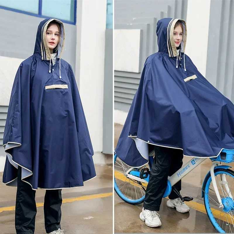 Parent-child Raincoat Kids for Girls Boys Waterproof Hooded Impermeable Kids Ponchos Rain Suit Rainwear with Space for Schoolbag Y240810
