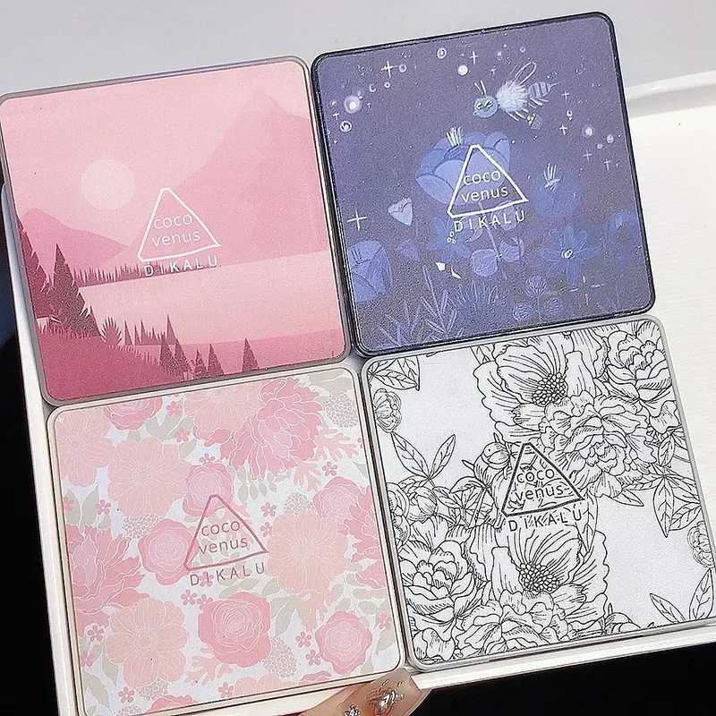 Cement Grey Black Eye Shadow Palette eye shadow Glitter Lasting eye shadow Earth Color Pigment Korean CosmeticsW241212