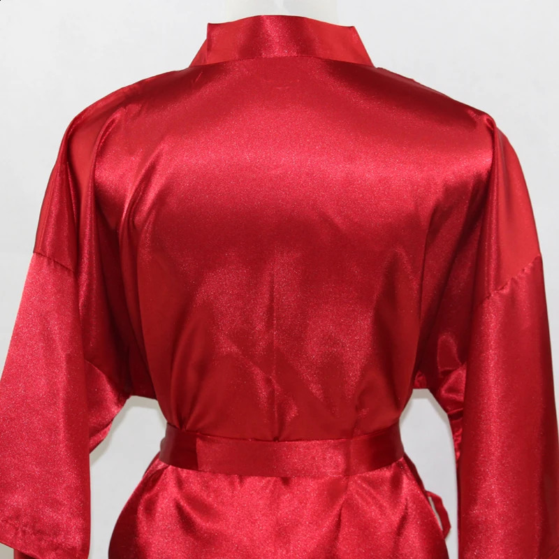 Arrival Chinese Men Rayon Silk Nightgown Traditional Japanese Yukata Kimono Gown With Belt Plus Size S-XXXL NM011 240812