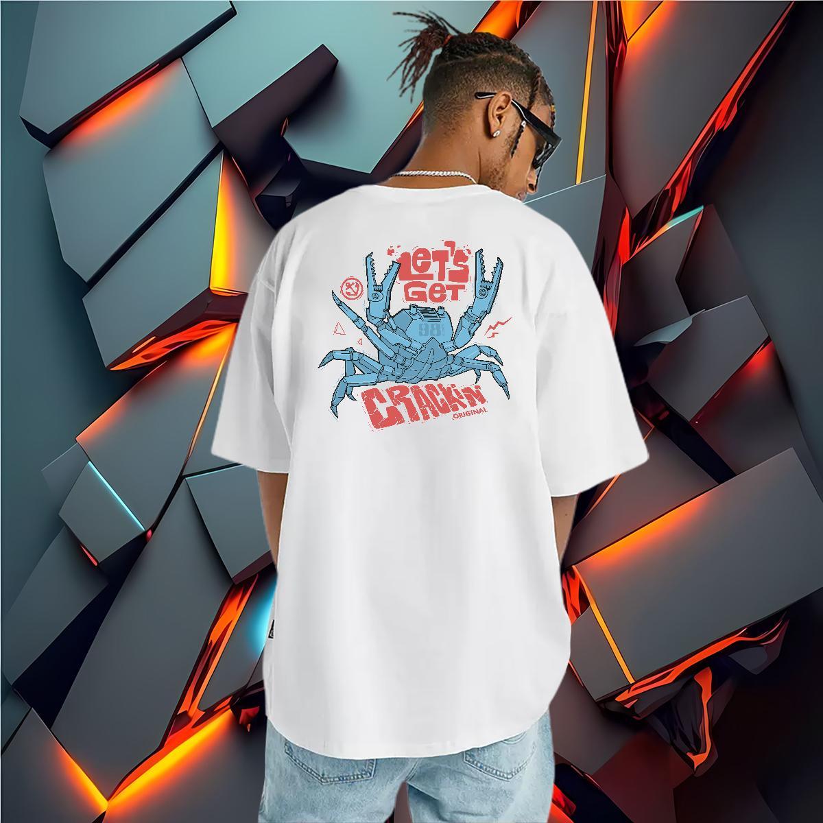 Casual New T shirt ET Tops 230g Pure Cotton Sport Unisex DIY Anime O-Neck Short Sleeve Men Clothes T-Shirt