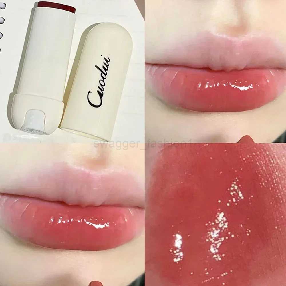 Natural Gloss Tinted Lip Balm Autumn/Winter Cherry Red Brown Moisturising Colored Lipstick Primer Cute Jelly Lip Gloss Lips CareXJ240812