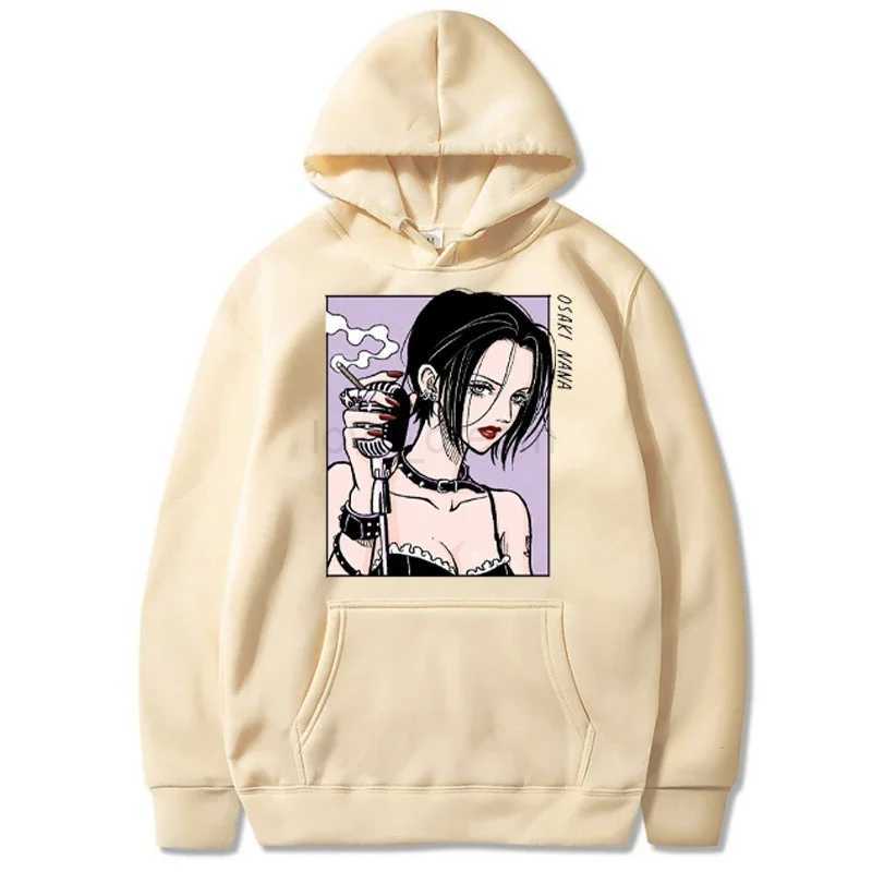 Japan Anime NANA Plus Size Hoodie Oosaki Nana Hooded Women Sweatshirts Harajuku Long Sleeve Female Pullover Casual Clothes TopsXJ240812