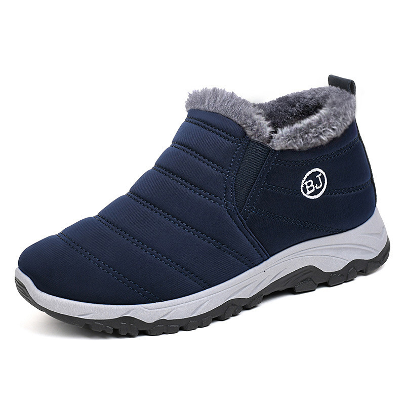Ddmysports Mom S Winter New Cotton Shoes Plush Thickened Short Couple Warm Snow Boots Outdoor