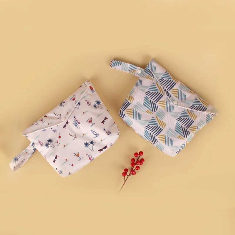 BIAI flip open storage bag waterproof baby clothing storage bag womens makeup storage bag washable baby diaper bag W240812