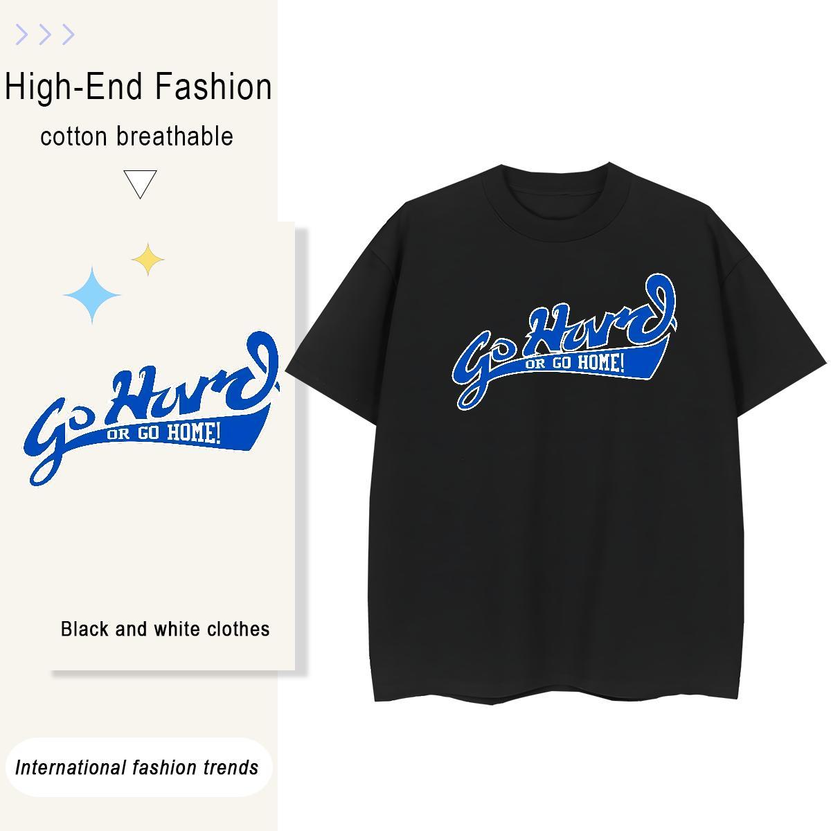 Loose Tshirt for Man Woman Street Wear 230g 100% Cotton Oversized Breathable letter T Shirts Men Designer Fashion Tees Shirts