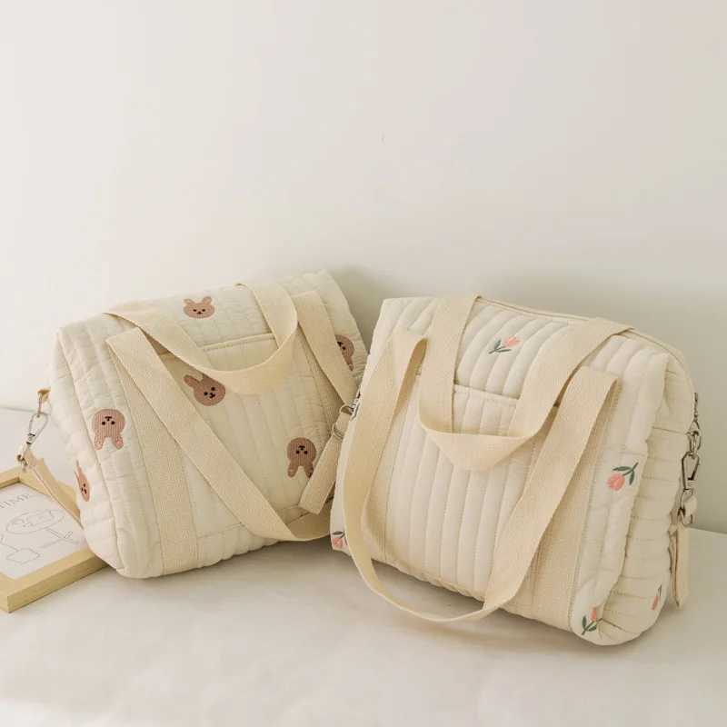 Baby stroller new maternity bag cotton embroidery cartoon urine bag bear rabbit lightweight baby sleeping bag W240812